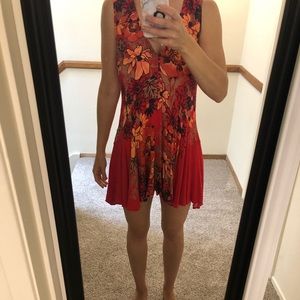 Free people dress red xsmall